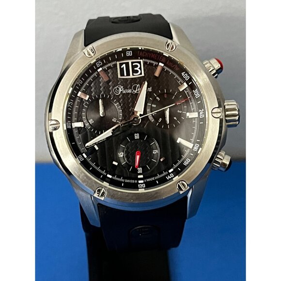 Pierre Laurent Mens Performance Chronograph Stainless Watch 26114w - Picture 1 of 16